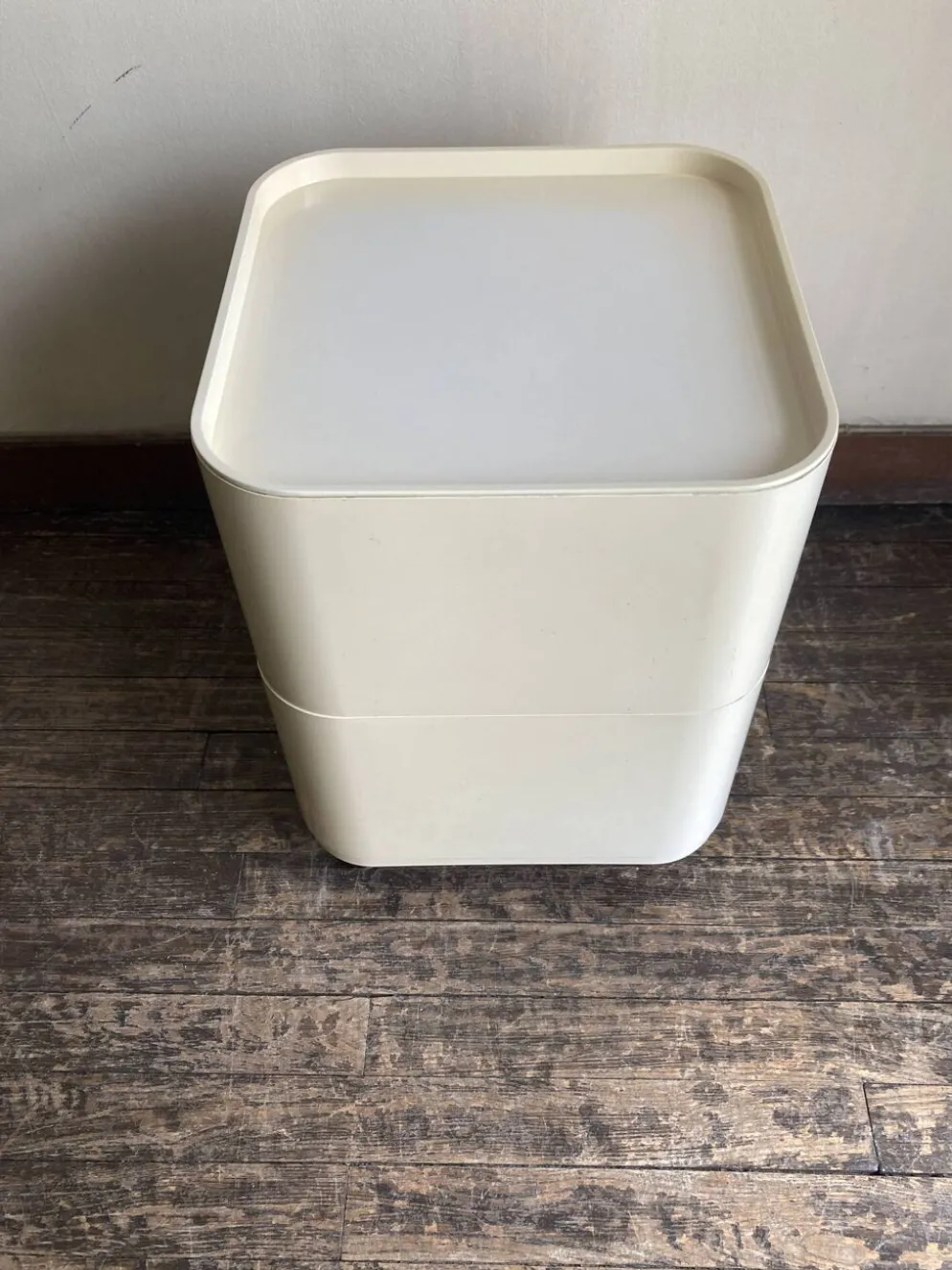 Caisson Componibili 4970 Castelli pour Kartell 1969 blanc Space Aage 1969