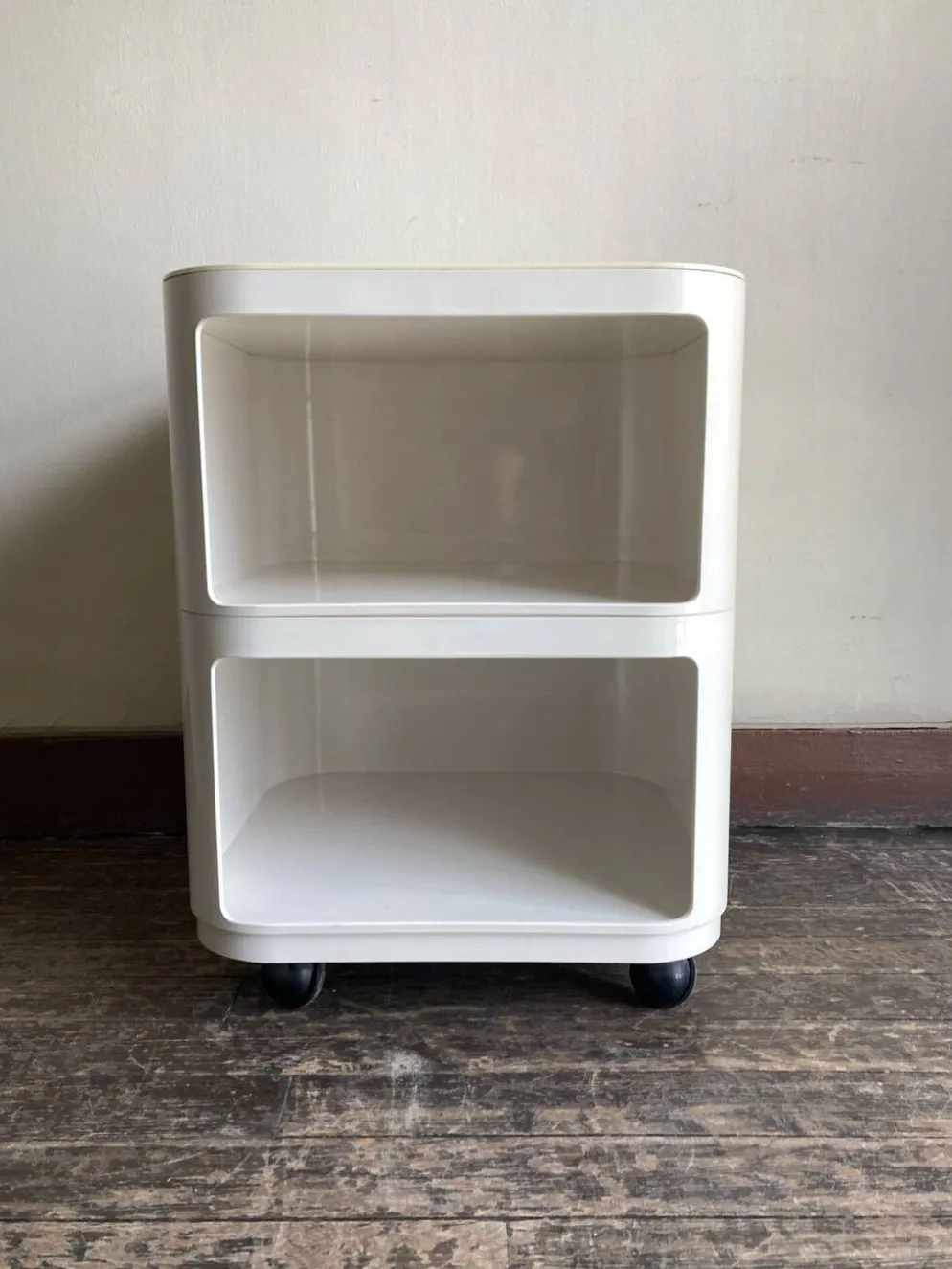 Caisson Componibili 4970 Castelli pour Kartell 1969 blanc Space Aage 1969