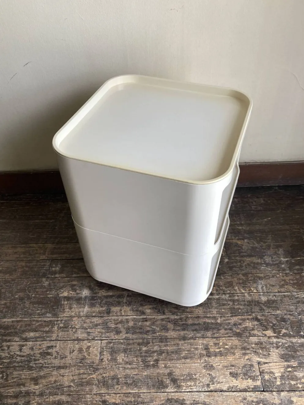 Caisson Componibili 4970 Castelli pour Kartell 1969 blanc Space Aage 1969