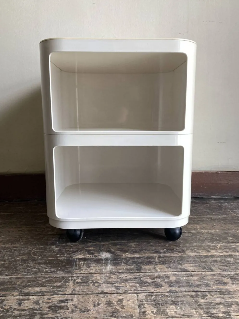 Caisson Componibili 4970 Castelli pour Kartell 1969 blanc Space Aage 1969