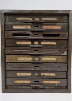 Caisson à tiroirs Kardex, 1960