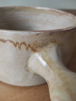 Caquelon en grès vernissé