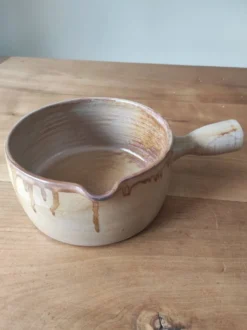 Caquelon en grès vernissé