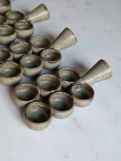 Caquelons Buralistes en grès.