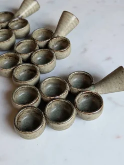 Caquelons Buralistes en grès.