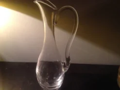 Carafe aiguière en cristal de Sevres