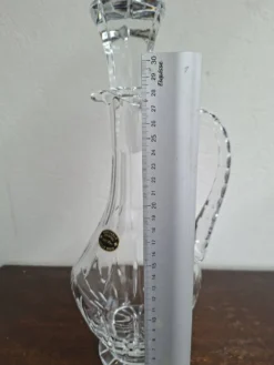 carafe aiguière Estampillée Cristallerie De Lorrai