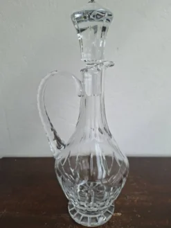carafe aiguière Estampillée Cristallerie De Lorrai