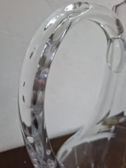 carafe aiguière Estampillée Cristallerie De Lorrai