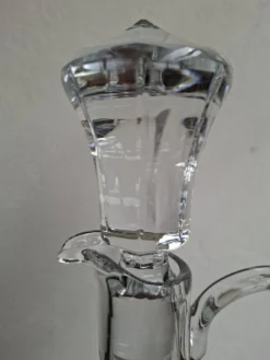 carafe aiguière Estampillée Cristallerie De Lorrai