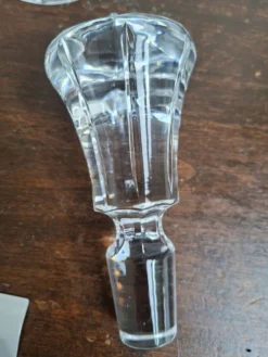 carafe aiguière Estampillée Cristallerie De Lorrai
