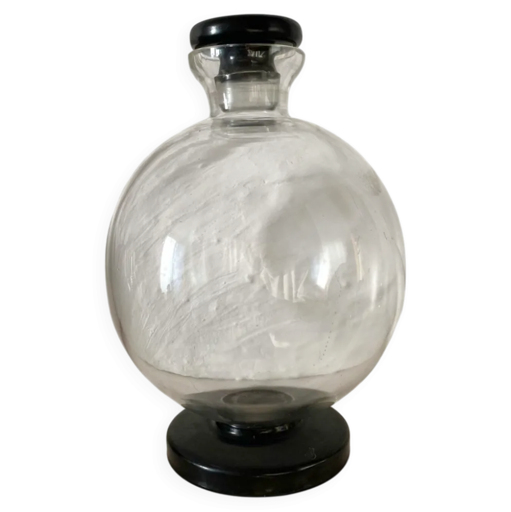Carafe Art deco haut de gamme en verre et « onyx »