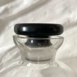 Carafe Art deco haut de gamme en verre et « onyx »