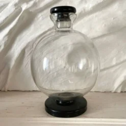 Carafe Art deco haut de gamme en verre et « onyx »