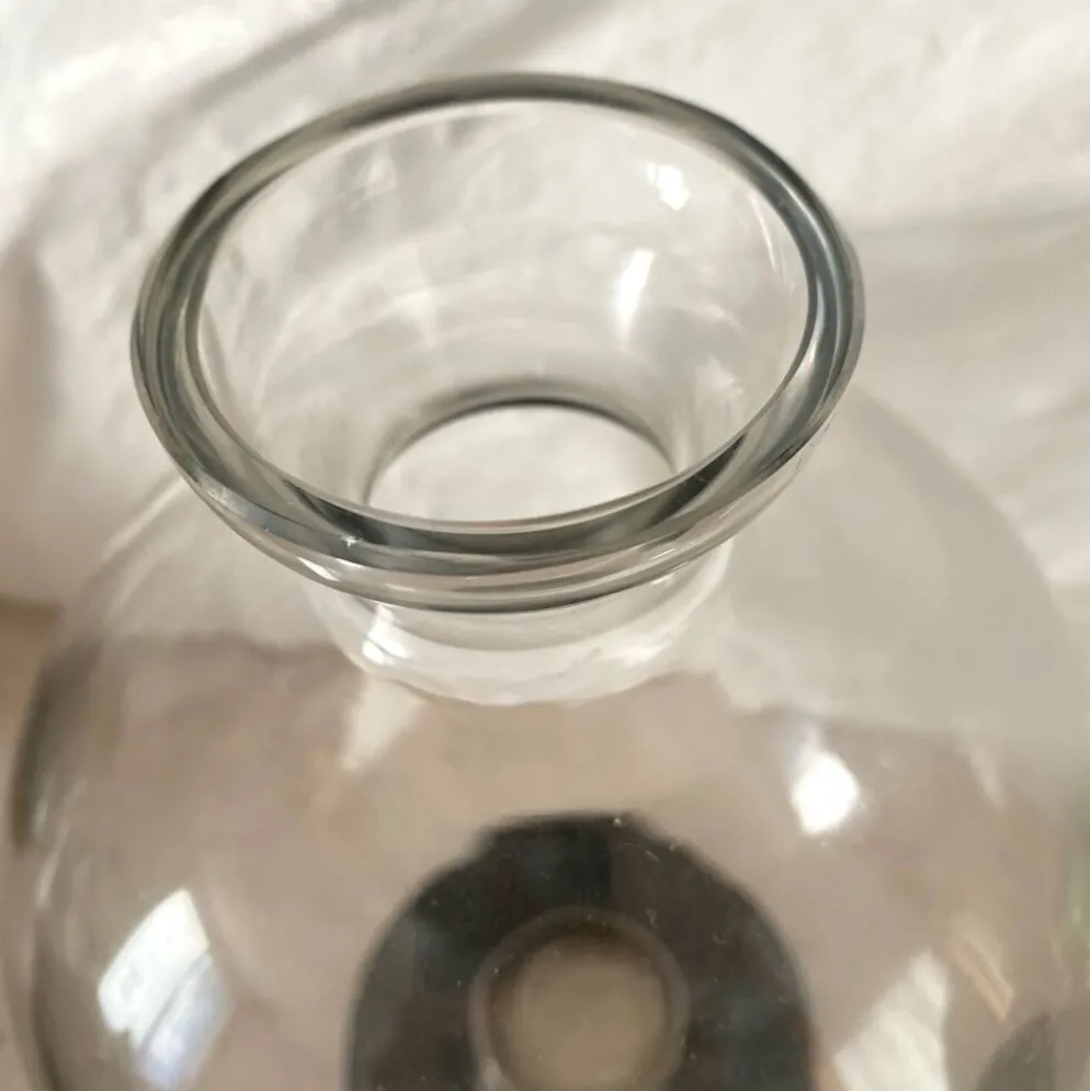 Carafe Art deco haut de gamme en verre et « onyx »