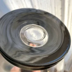 Carafe Art deco haut de gamme en verre et « onyx »