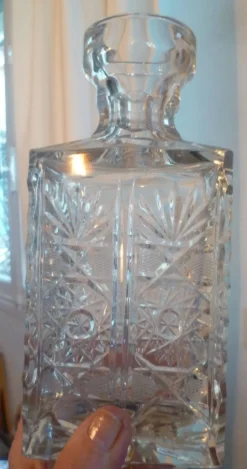Carafe a whisky en cristal taille 2.3 kg whiskey carafe