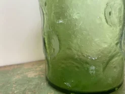 Carafe bouteille en verre depoli