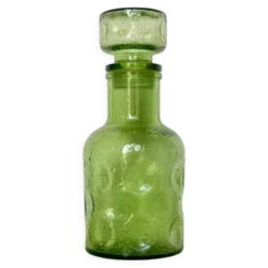 Carafe bouteille en verre depoli
