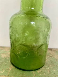 Carafe bouteille en verre depoli