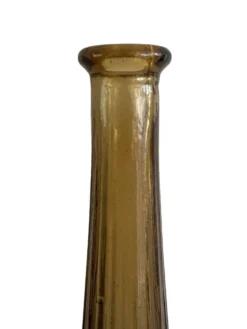 Carafe à décanter vintage en verre Empoli avec bouchon, Italie, années 1960