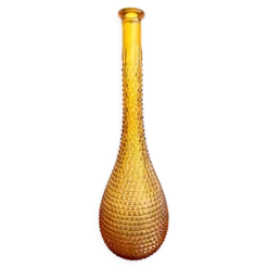 Carafe Empoli ambrée vintage