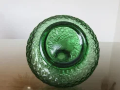 Carafe empoli made in italy verre pointe de diamant années 60 70