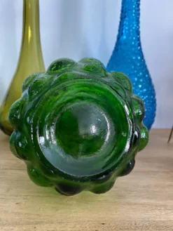 Carafe Empoli verte vintage