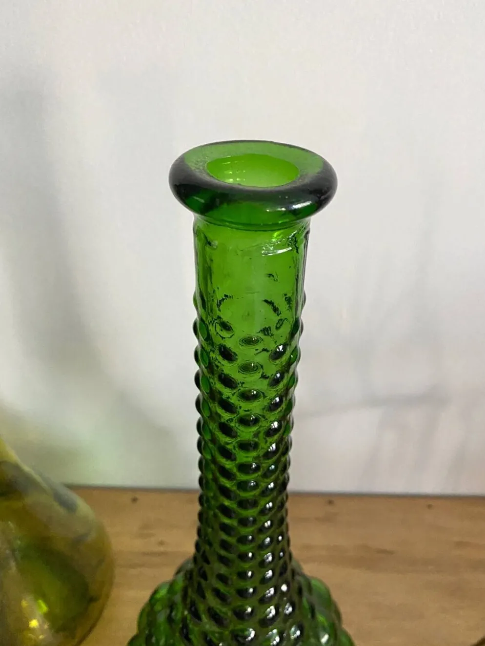 Carafe Empoli verte vintage