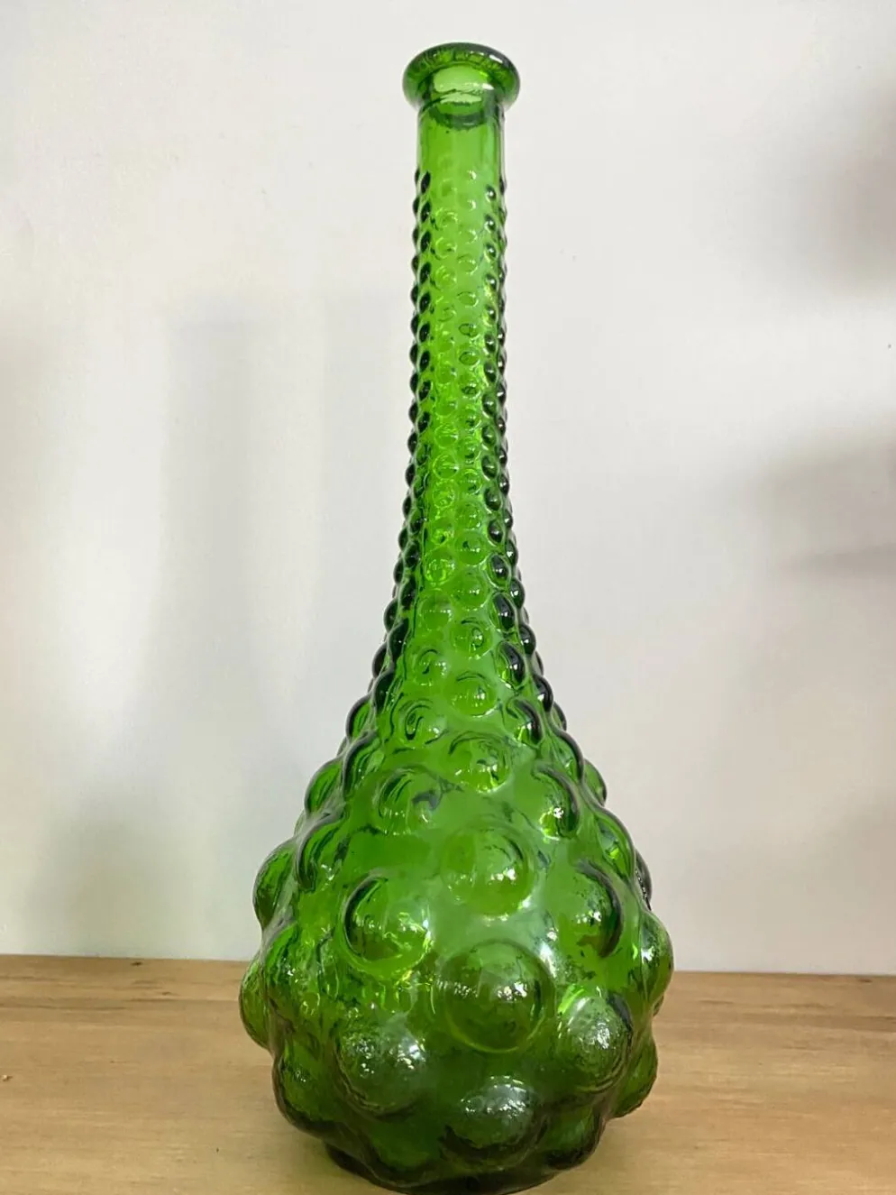 Carafe Empoli verte vintage