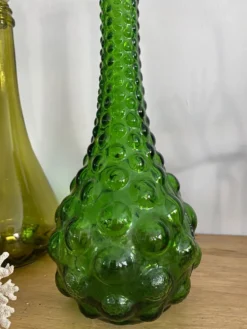 Carafe Empoli verte vintage