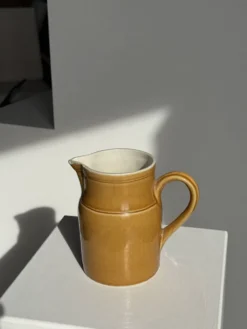 Carafe en céramique jaune Grès Kilt 1 litre H17