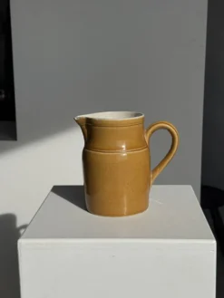 Carafe en céramique jaune Grès Kilt 1 litre H17