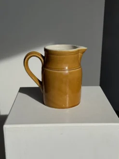 Carafe en céramique jaune Grès Kilt 1 litre H17