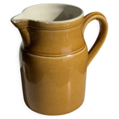 Carafe en céramique jaune Grès Kilt 1 litre H17