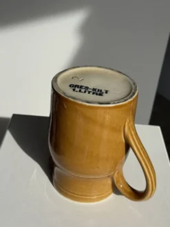 Carafe en céramique jaune Grès Kilt 1 litre H17