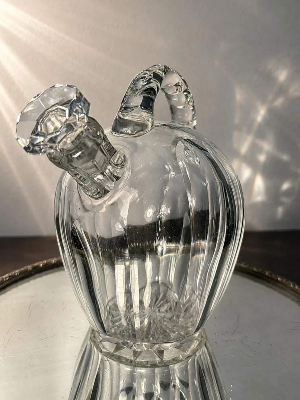 Carafe en cristal Saint Louis début 20ème