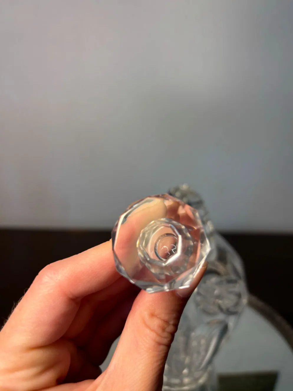 Carafe en cristal Saint Louis début 20ème