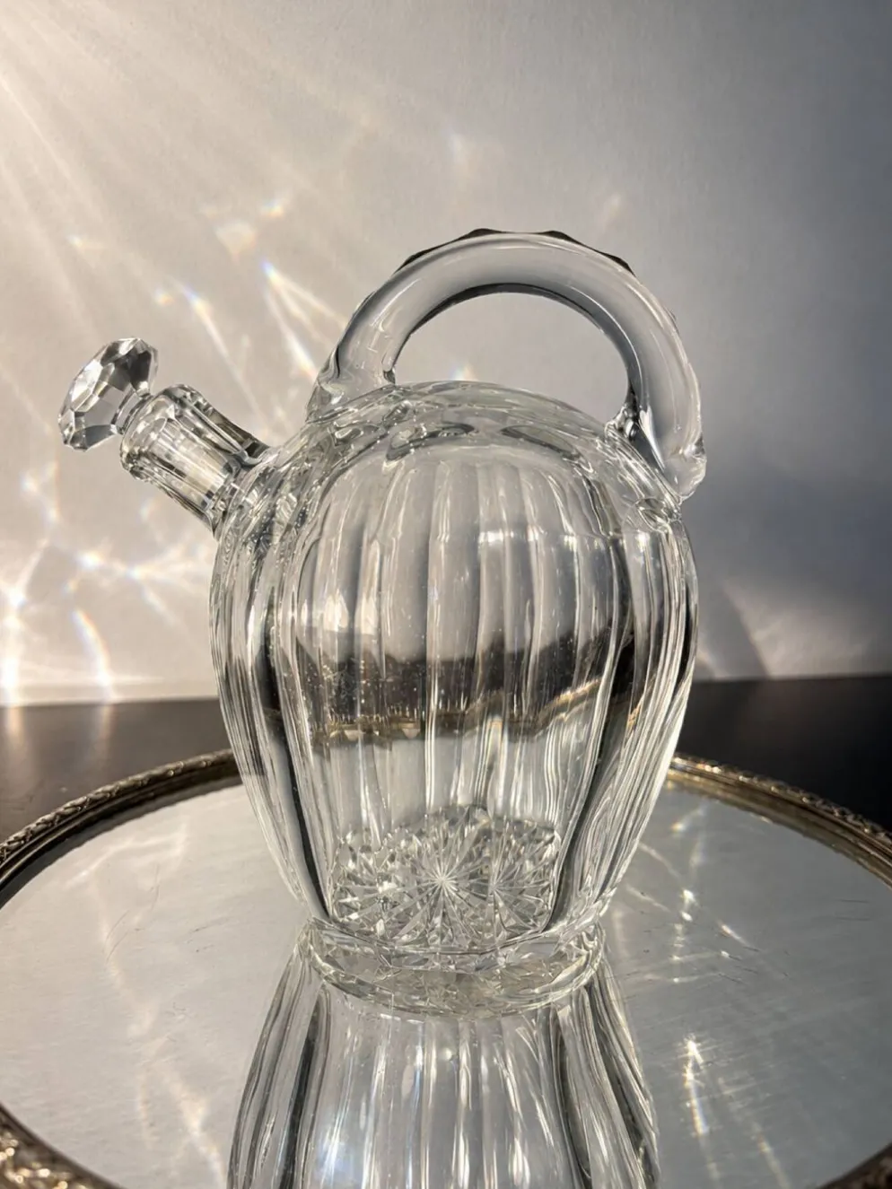 Carafe en cristal Saint Louis début 20ème