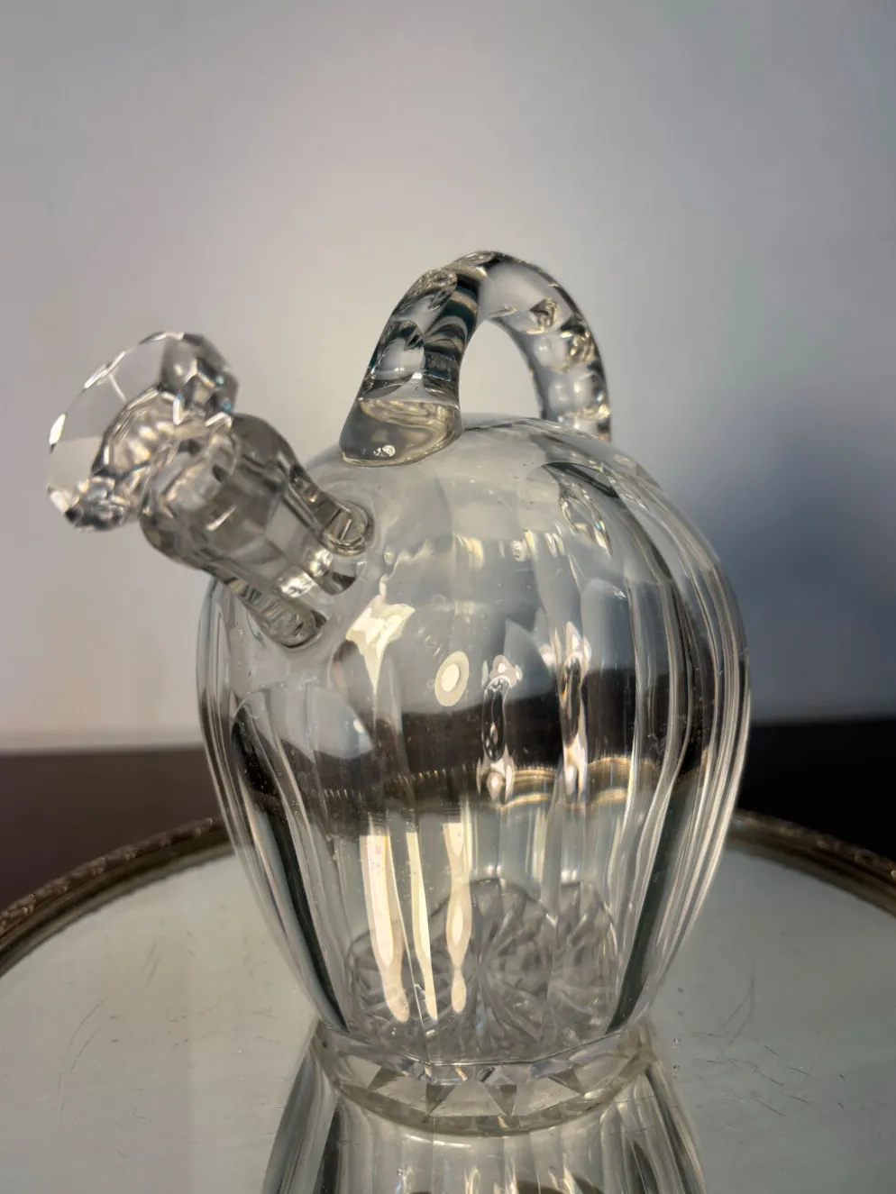 Carafe en cristal Saint Louis début 20ème