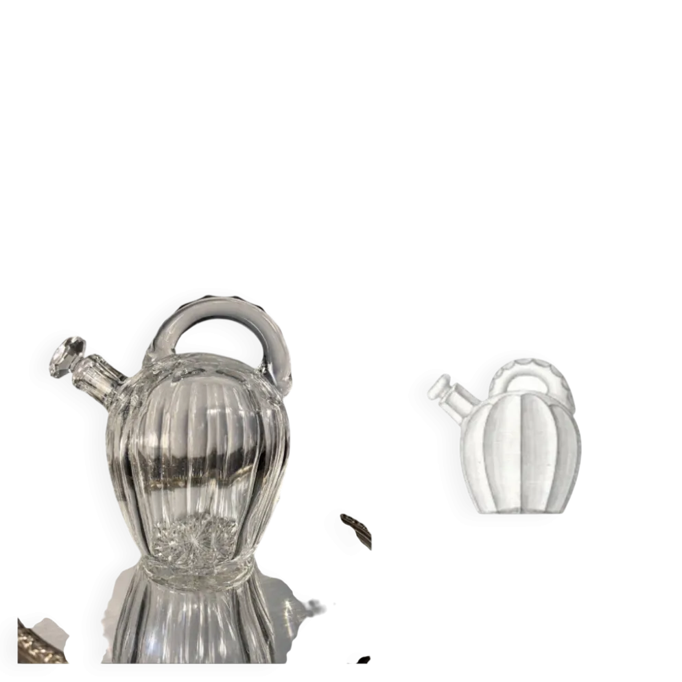 Carafe en cristal Saint Louis début 20ème