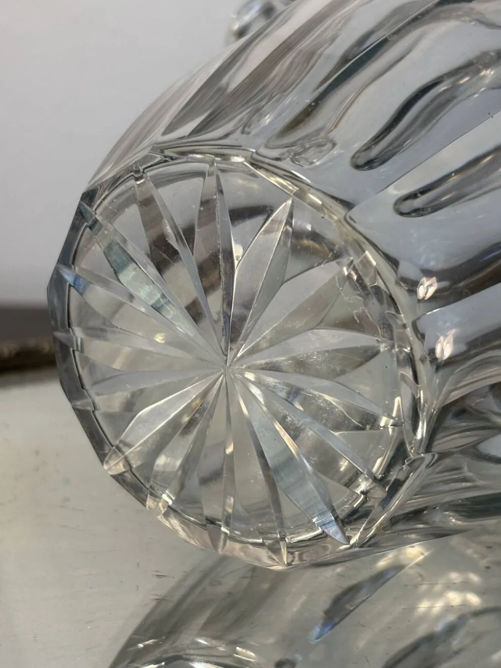Carafe en cristal Saint Louis début 20ème