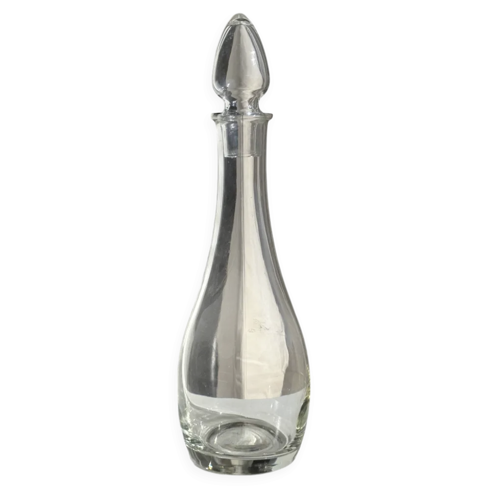 Carafe en verre avec bouchon D11 H35,5
