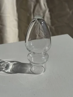 Carafe en verre avec bouchon D11 H35,5