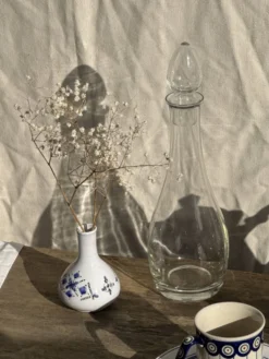Carafe en verre avec bouchon D11 H35,5