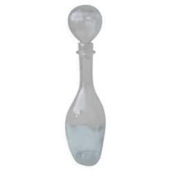 Carafe en verre bullé