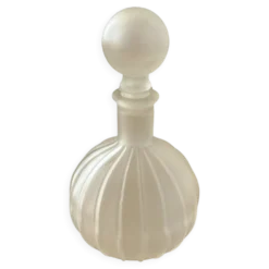 Carafe en verre Vintahe Empoli avec bouchon, Italie, années 1960