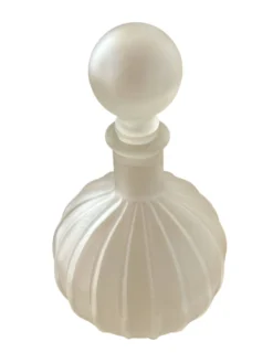 Carafe en verre Vintahe Empoli avec bouchon, Italie, années 1960