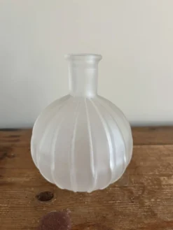 Carafe en verre Vintahe Empoli avec bouchon, Italie, années 1960