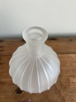 Carafe en verre Vintahe Empoli avec bouchon, Italie, années 1960